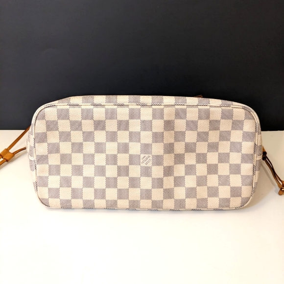 💎Authentic💎 Louis Vuitton Neverfull MM white Damier Azur - Picture 7 of 16
